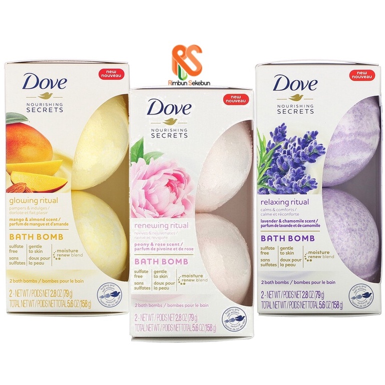 Dove on sale bath bombs