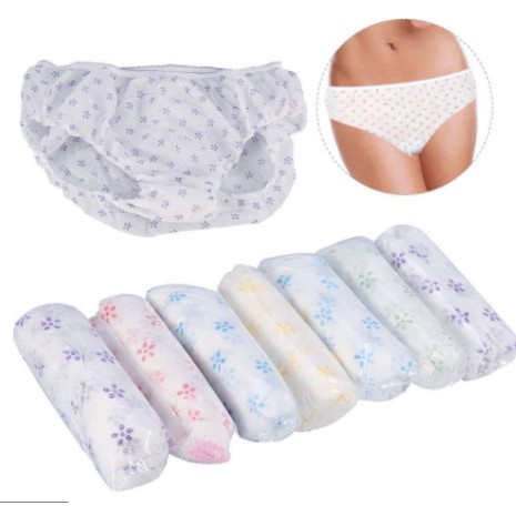 DISPOSABLE LADIES COTTON UNDERWEAR 6PCS/PACK