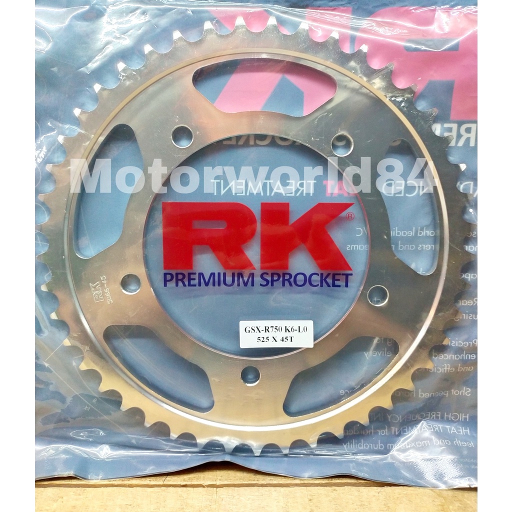 REAR SPROCKET RK SUZUKI BELAKANG 525 VSTROM 650 GSX-R750 GSX-S750 V ...