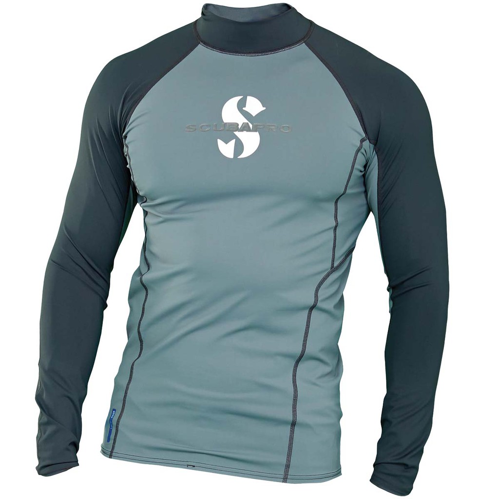 SCUBAPRO UPF80 UPF 80 T-FLEX Rash Guard Long Sleeve, Men