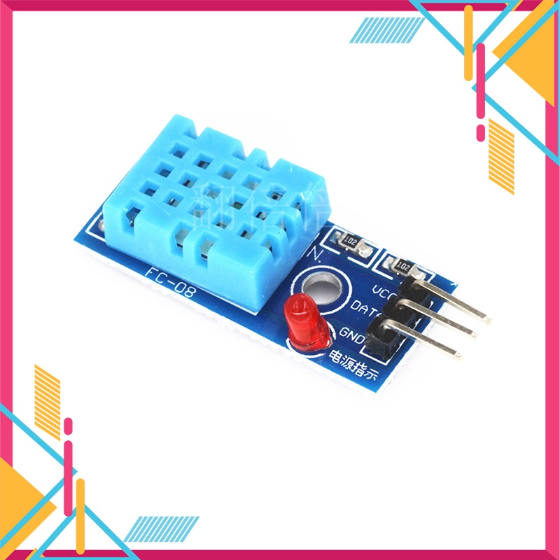 DHT11 temperature & humidity sensor Module with indicator light ...