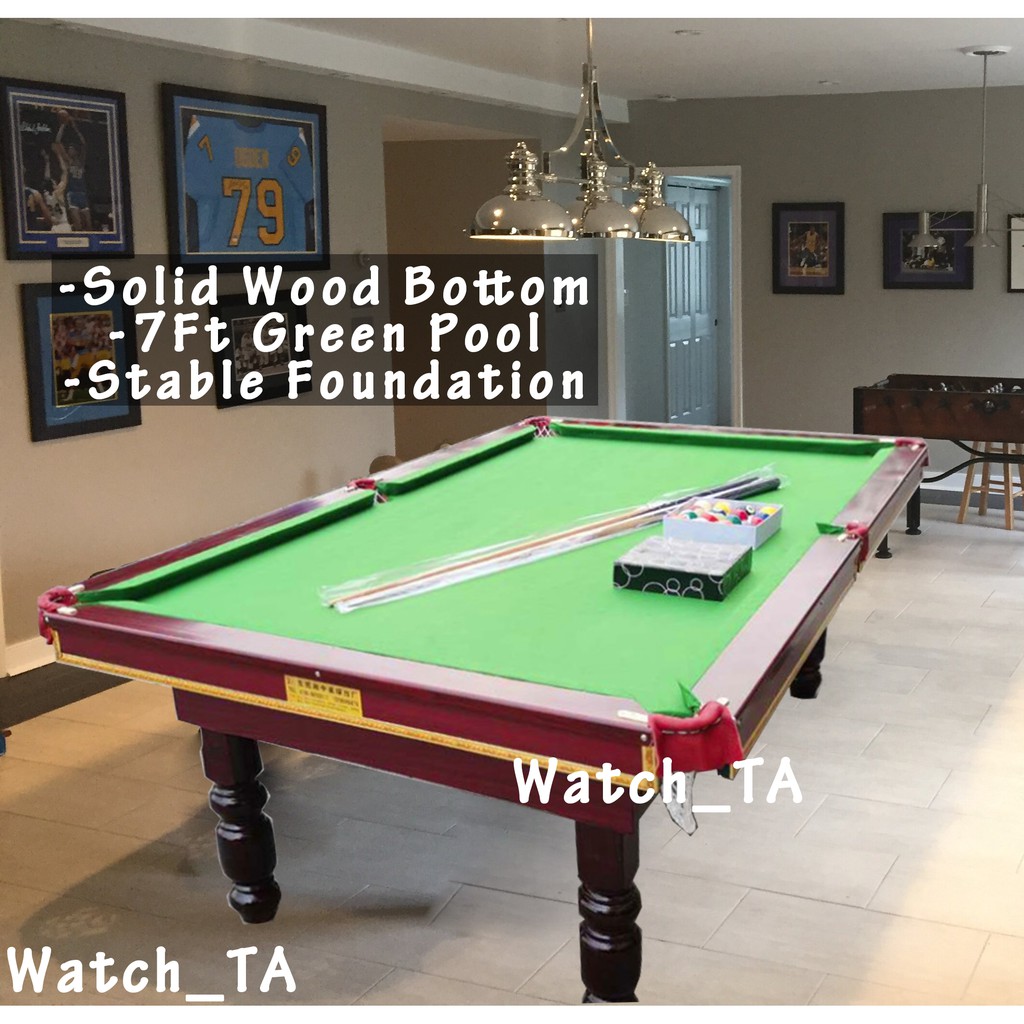 7ft Pool Table Creative Family Eight Ball Table Pool plank outdoor tip