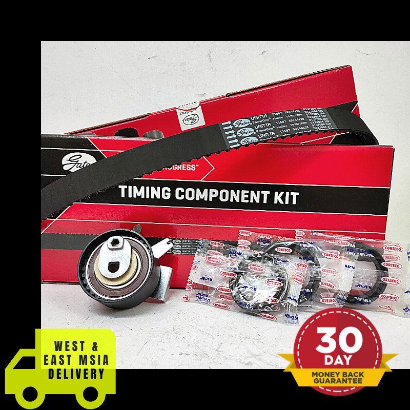 [Original GATES] Proton Saga FLX Exora Bold Preve Suprima S Iriz Persona VVT Gates Timing Belt
