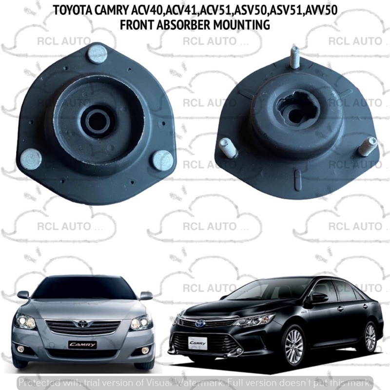 TOYOTA CAMRY ACV40,ACV50,ASV50,AVV50 FRONT ABSORBER MOUNTING & BEARING ...