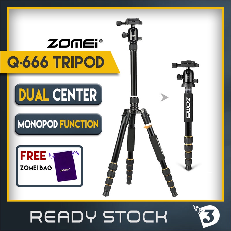 超人気ブティック ZOMEI 666 Zomei Pro Photo DSLR Head Ball With Tripod Camera スポーツトイ・アクショントイ