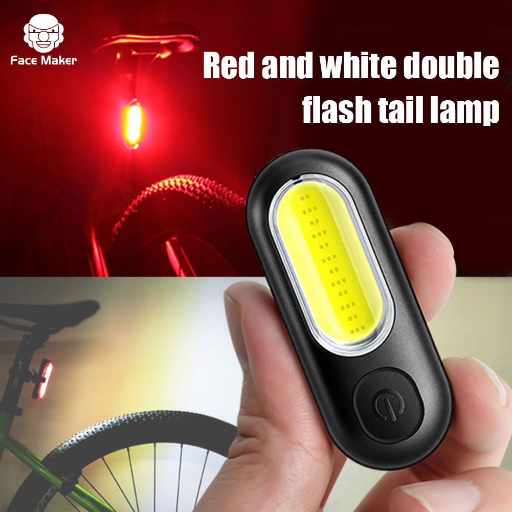 Goofy outdoor bicycle usb charging light tail light mountain bike led