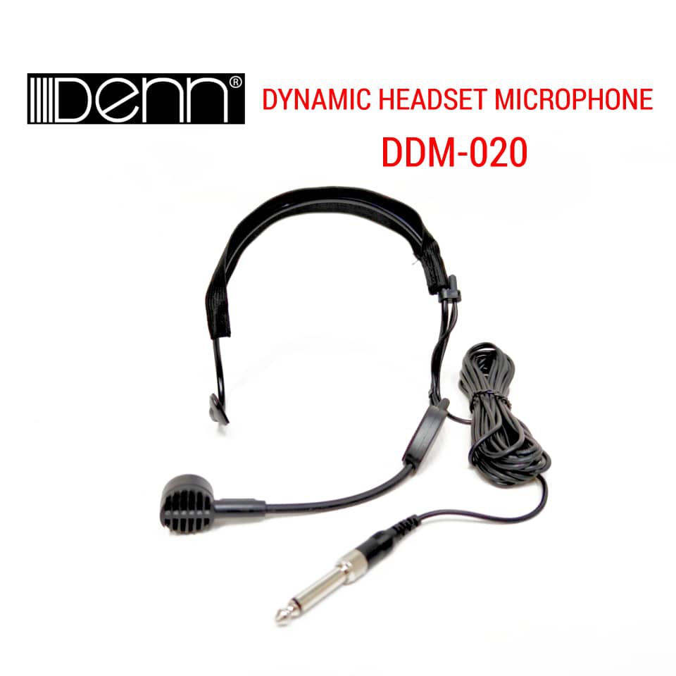 DENN DDM020 Dynamic Headset Microphone Shopee Malaysia