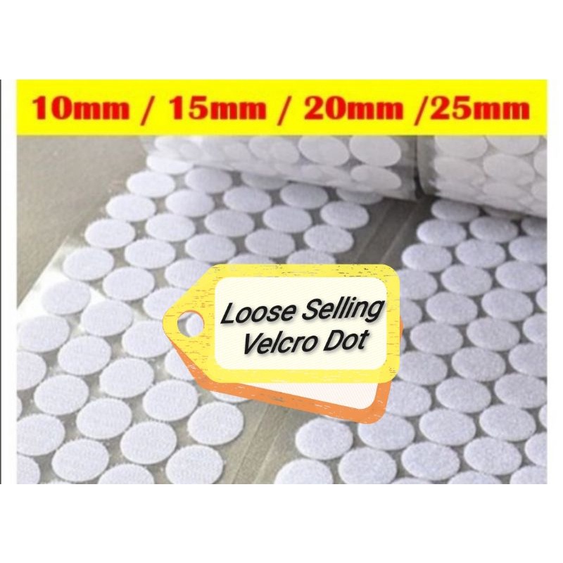 (Loose Selling) ORIGINAL Self Adhesive Velcro Dot Magic Tape Pita