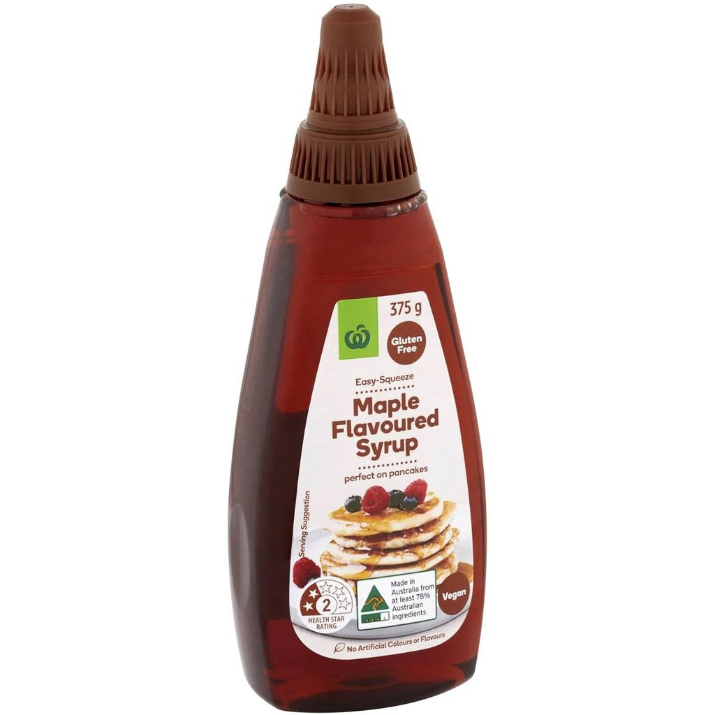 Woolworths Flavoured Maple Syrup 375g Shopee Malaysia