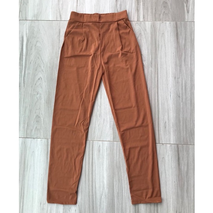 Sc Ladies Wear Small Cutting Ladies Long Pants Slim Cut Seluar