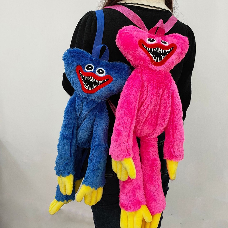 40cm Huggy Wuggy Bag Poppy Playtime Plush Backpacks Game Character ...