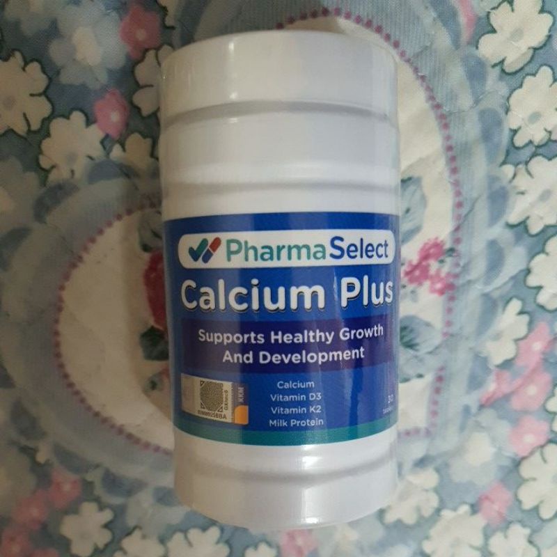 Pharma Select Calcium Plus Tablets 30s (Expiry Date09/2024) Shopee