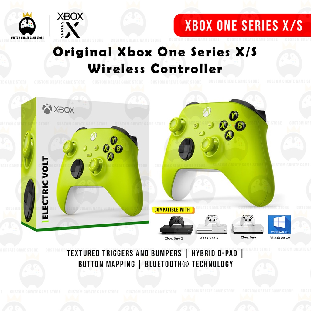 MICROSOFT WIRELESS CONTROLLER FOR XBOX ONE SERIES S/X PC STEAM GAMING ...