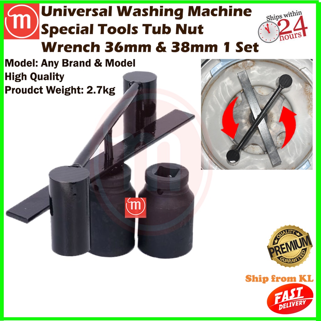 2 Pack Washer Spanner Wrenches Double Ended Hexagon...