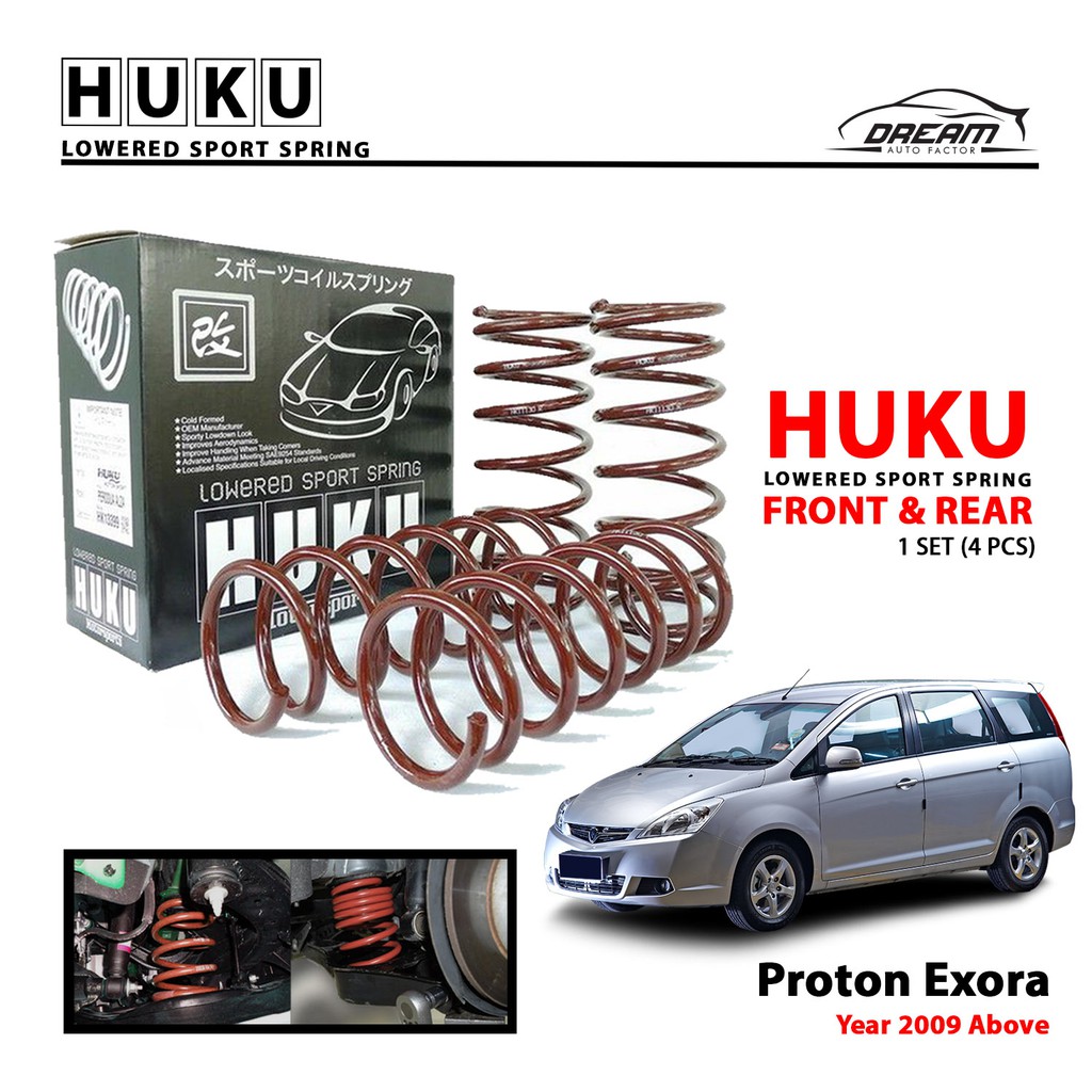 Proton Exora HUKU Lowered Sport Spring | Shopee Malaysia