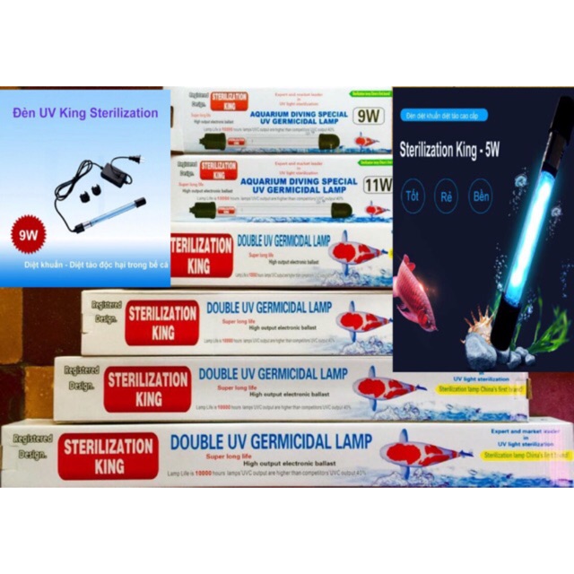 Uv lamp of all sizes to kill algae and kill bacteria for fish tanks