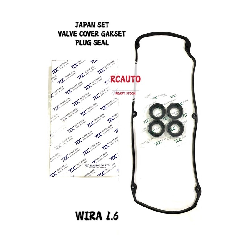 JAPAN PROTON WIRA 1.6 VALVE COVER GASKET PLUG SEAL SET Shopee Malaysia