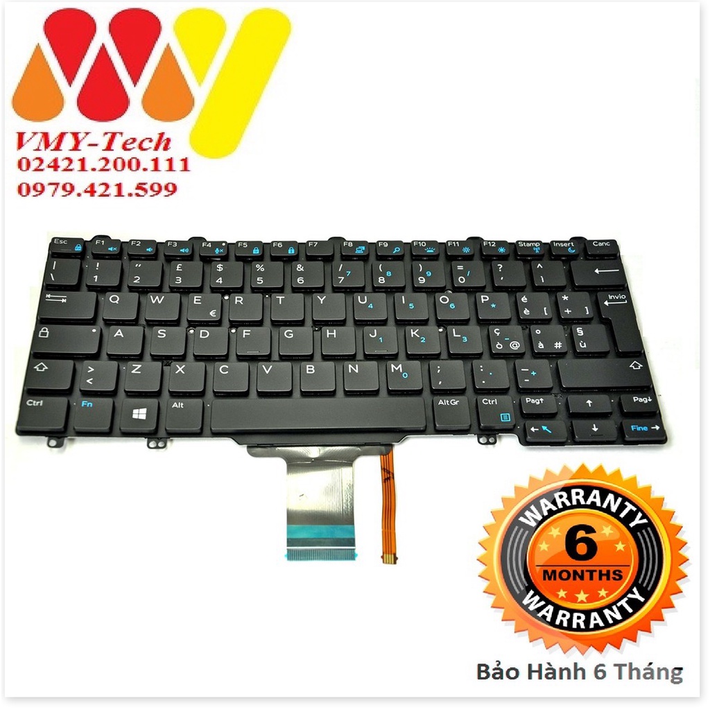 Laptop Components Dell Latitude E7250 E7270 5270 7275 E5250 Xps 9250 Keyboard Zin With Led 1128