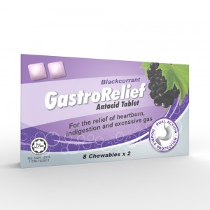 Gastro Relief Antacid Tablet Blackcurrant (8's x 2) | Shopee Malaysia