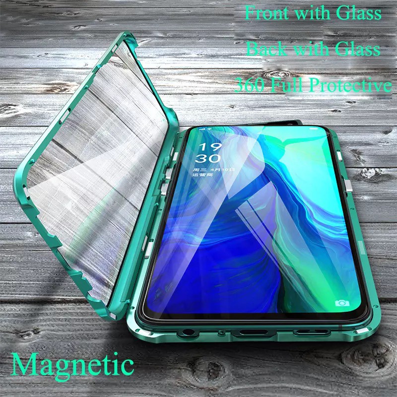 Oppo A91 Reno 5 Pro Realme 6i Double Sided Glass Magnetic