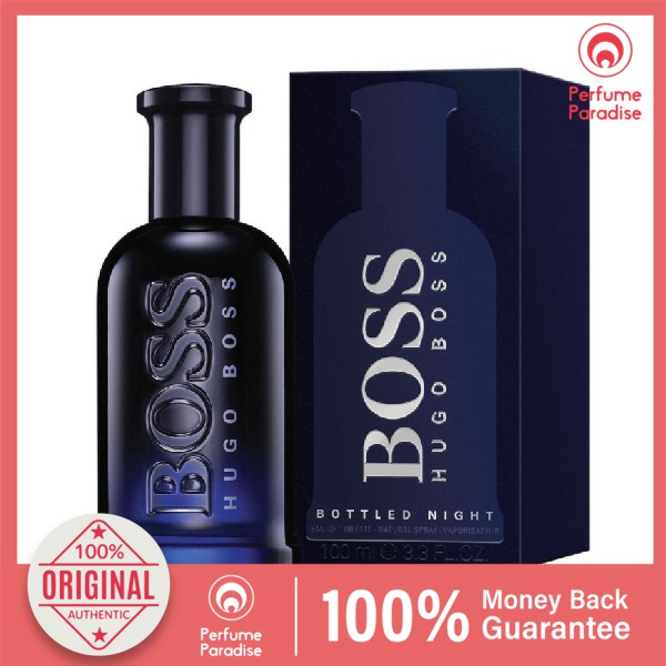 100 Original Hugo Boss Bottled Night EDT Men 100ml perfume for men My Perfume Paradise Shopee Malaysia