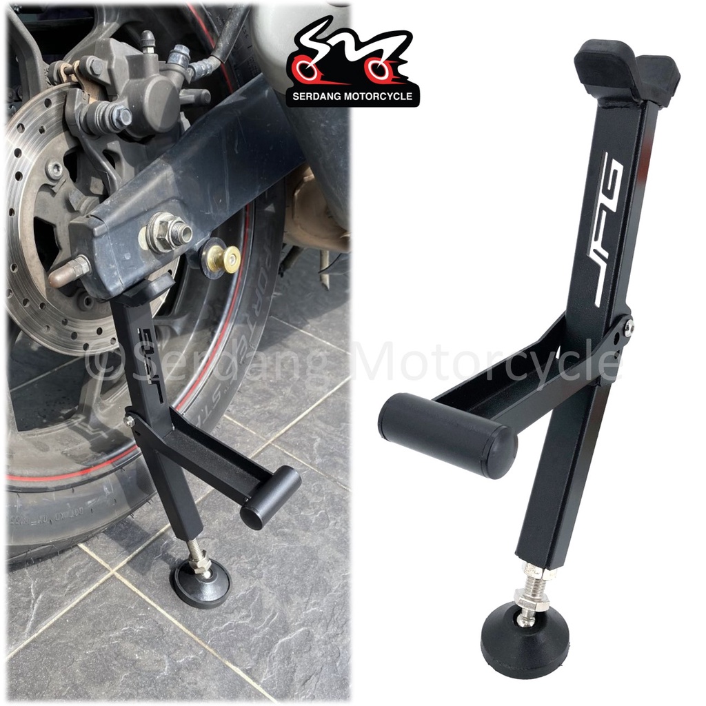 Portable Single Side Paddock Stand Swing Arm Wheel Lifter Pack Jack ...