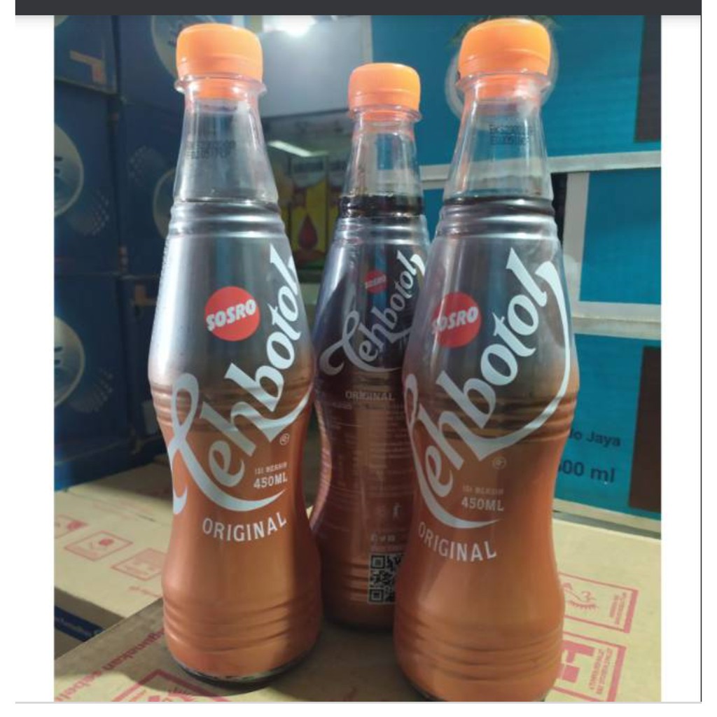 Teh botol sosro perisa orginal 450ml/katen 24 botol (asli Indonesia ...