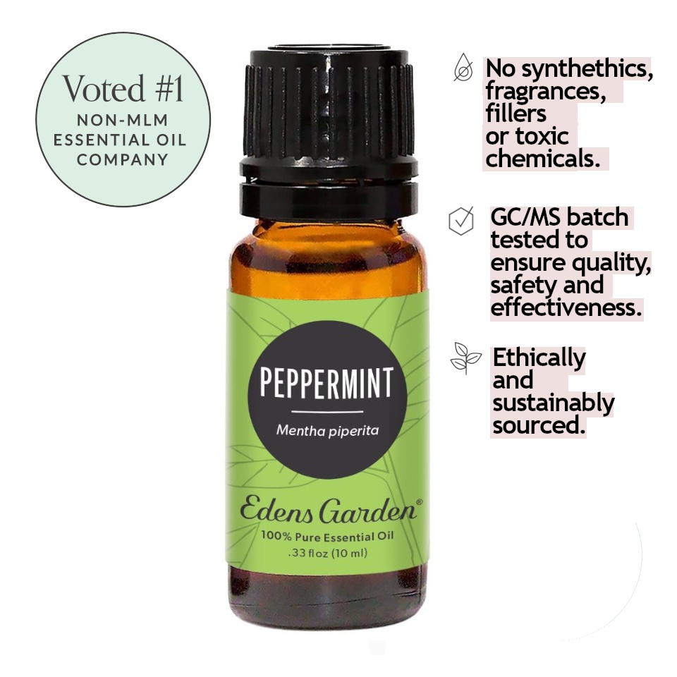*US IMPORTED* Edens Garden Peppermint 10ml/10ml RollOn Pure Essential