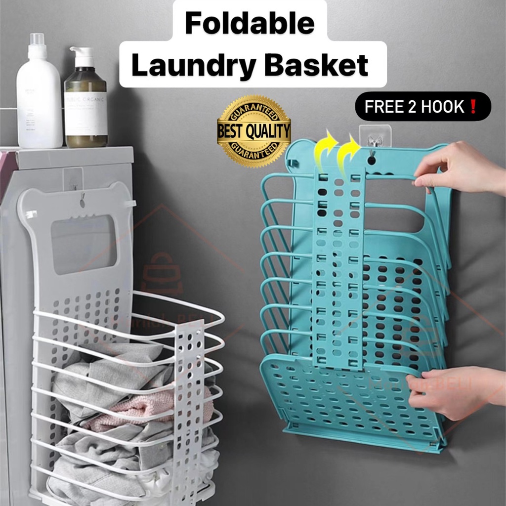 Foldable Laundry Basket Storage Box Waterproof Large Bag Dirty Clothes ...