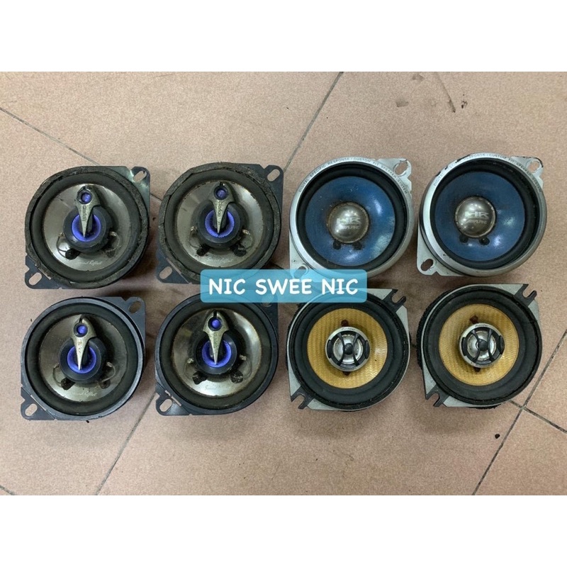 clarion alpine Carrozzeria 4inch speaker dashboard Wira myvi passo Shopee Malaysia