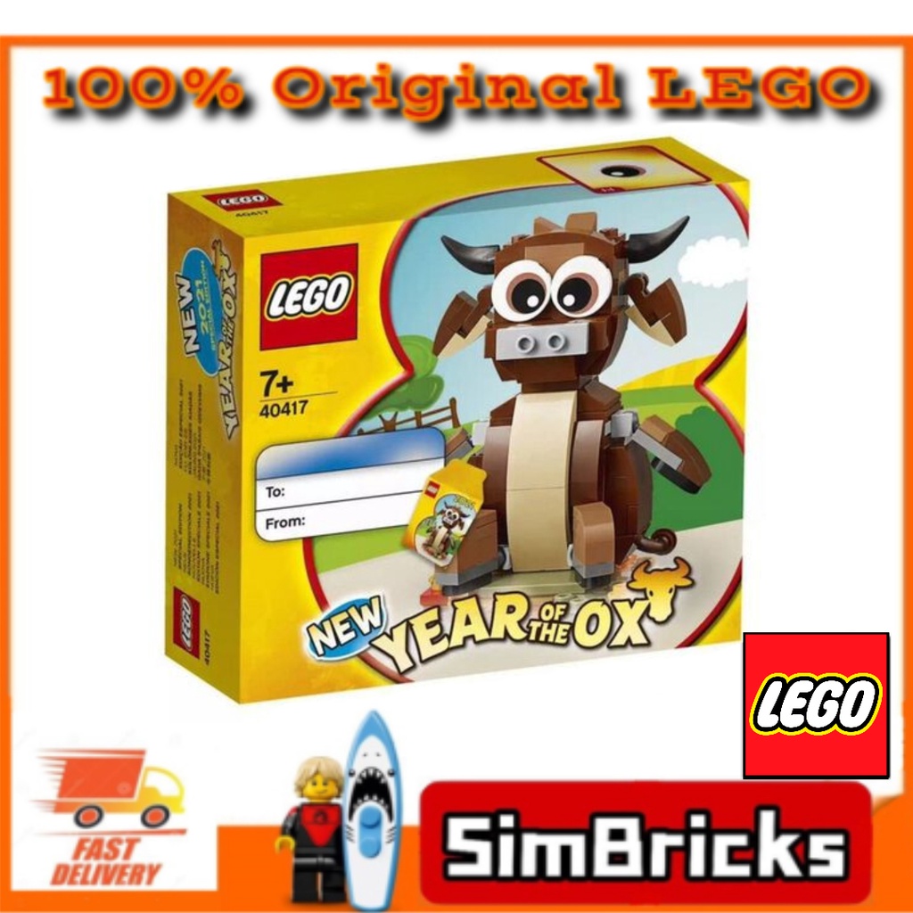 Simbricks Dented Box Lego Zodiac 40417 Year Of The OX Shopee