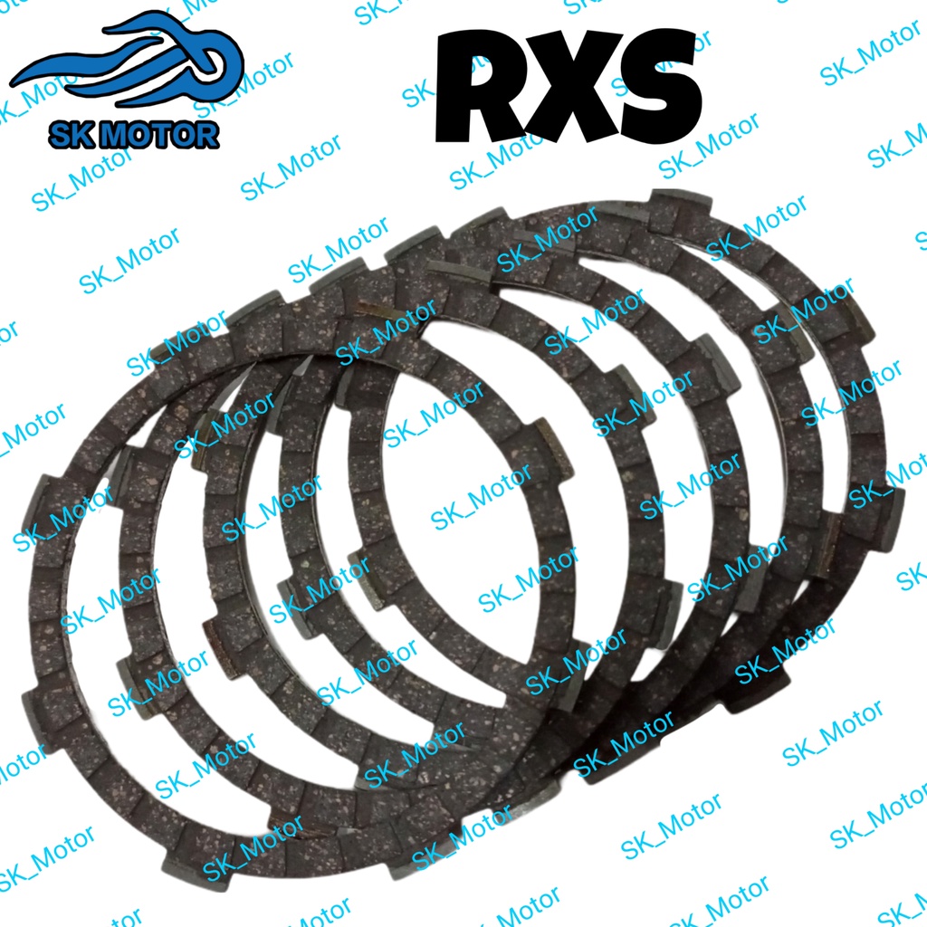 Yamaha RXS RX RX100 Made In Japan Original Clutch Plate Friction 5PCS Set Kulit Clutch Disc 598 16321 01 G01 RXS 115 Shopee Malaysia