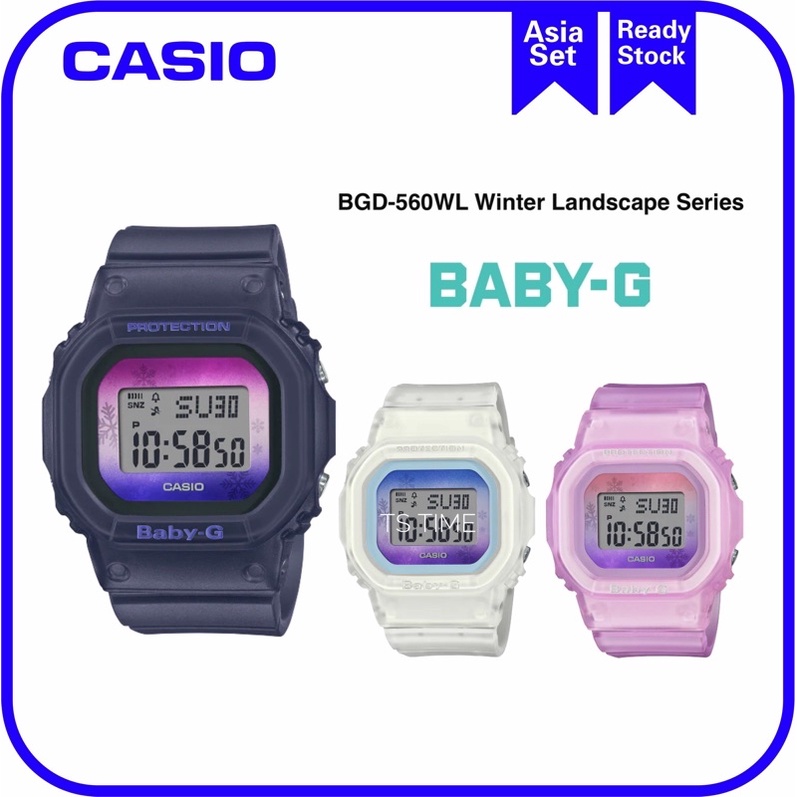 BABY-G Winter Landscape Series BGD-560WL-2 / BGD-560WL-4 / BGD-560WL-7 /  BGD-560WL / BGD-560