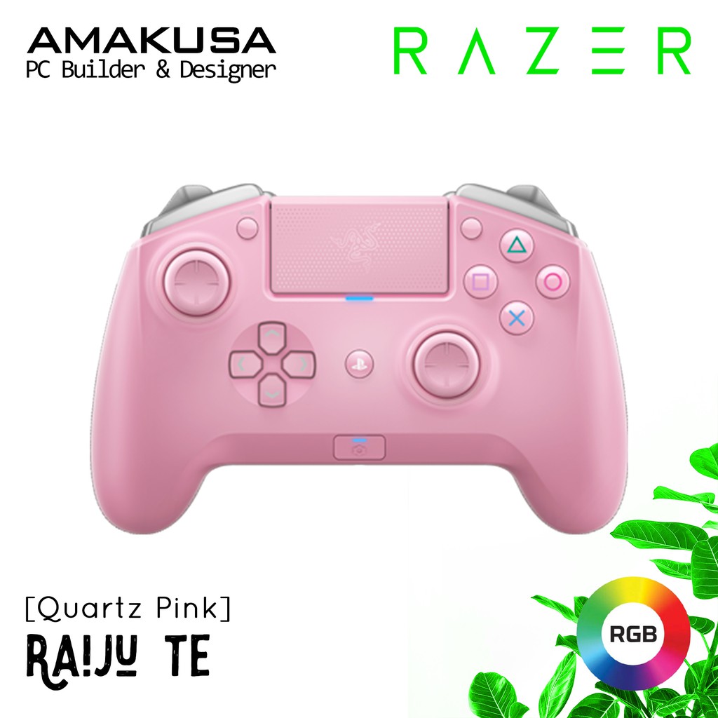 Razer Raiju Tournament Edition PS4 Controller - Pink for sale online