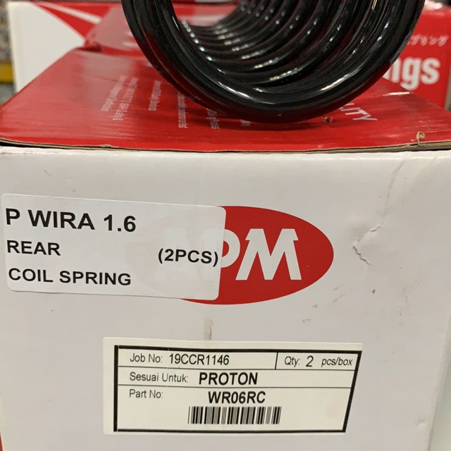 APM proton wira 1.6 standard coil spring rear set (2pcs) | Shopee Malaysia