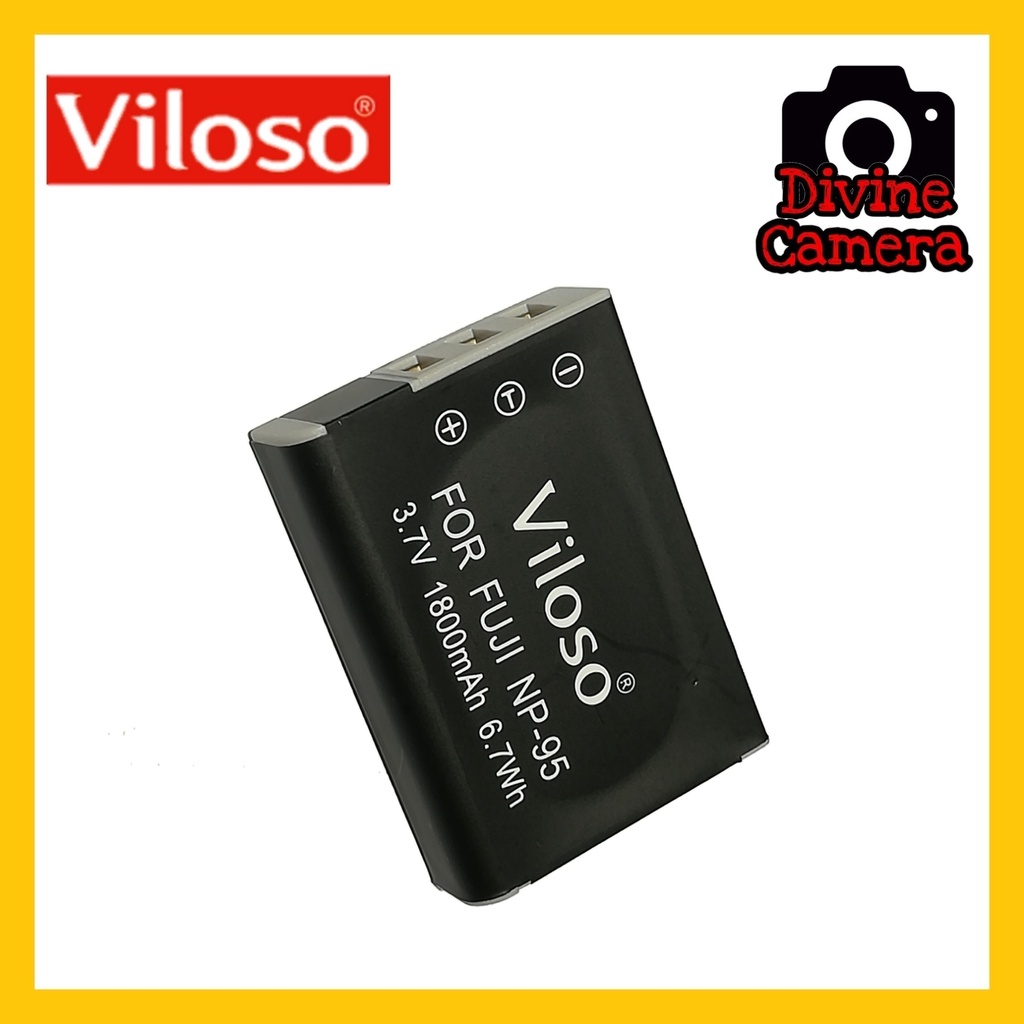 Viloso Np 95 Lithium Ion Battery Pack 3 7v 1800mah For Fujifilm