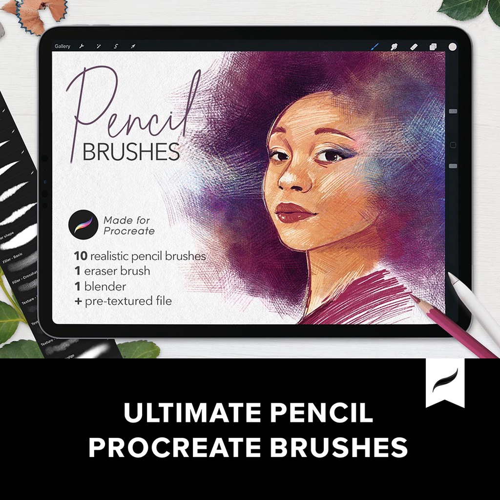 [Procreate] Pencil Brushes for Procreate Brushes Shopee Malaysia
