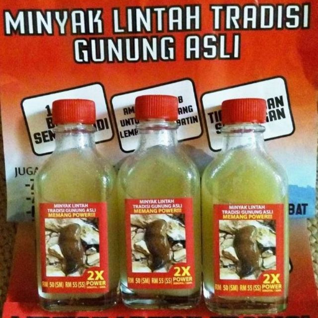 Minyak Lintah Tradisi Gunung Asli Mltga Shopee Malaysia 8282