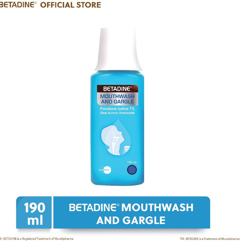 Best Tna17 Betadine Mouthwash & Gargle 190ml Antiseptic Mouthwash
