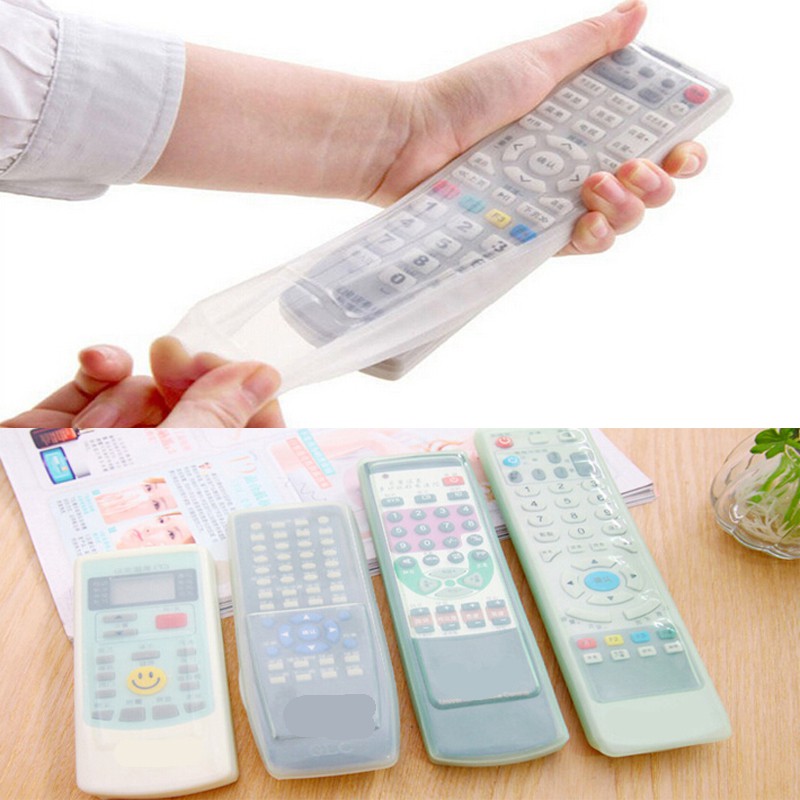 New simple transparent silicone remote control protective cover anti ...