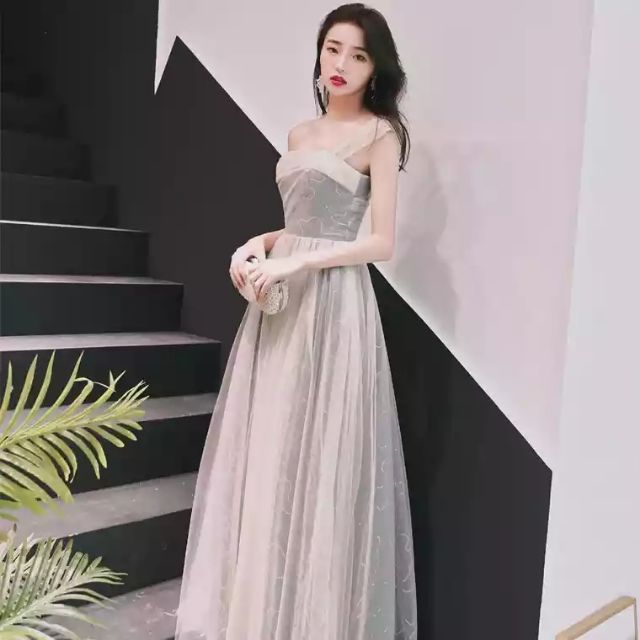 Prom Night dinner Maxi Dress Shopee Malaysia