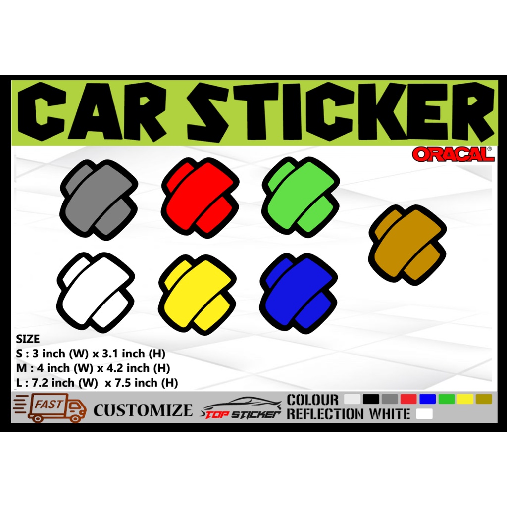 HANDYPLAST CAR STICKERS STICKER KERETA TAMPAL TEMPAT CALAR SCRATCH ...