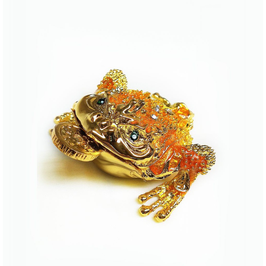 招财金蟾三脚蟾蜍（里面放碎石五行水晶） Wealth-Beckoning Toad 天外