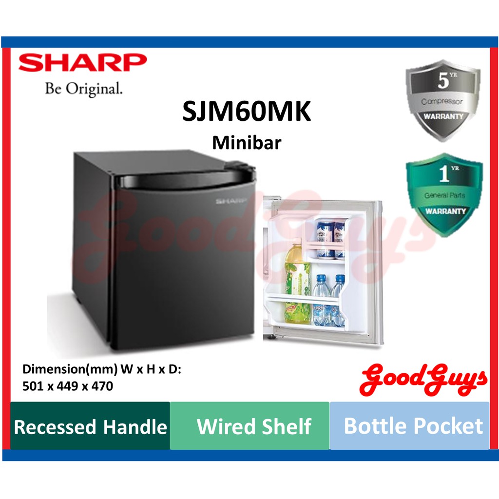 Sharp 50l mini bar shop sjm60mk