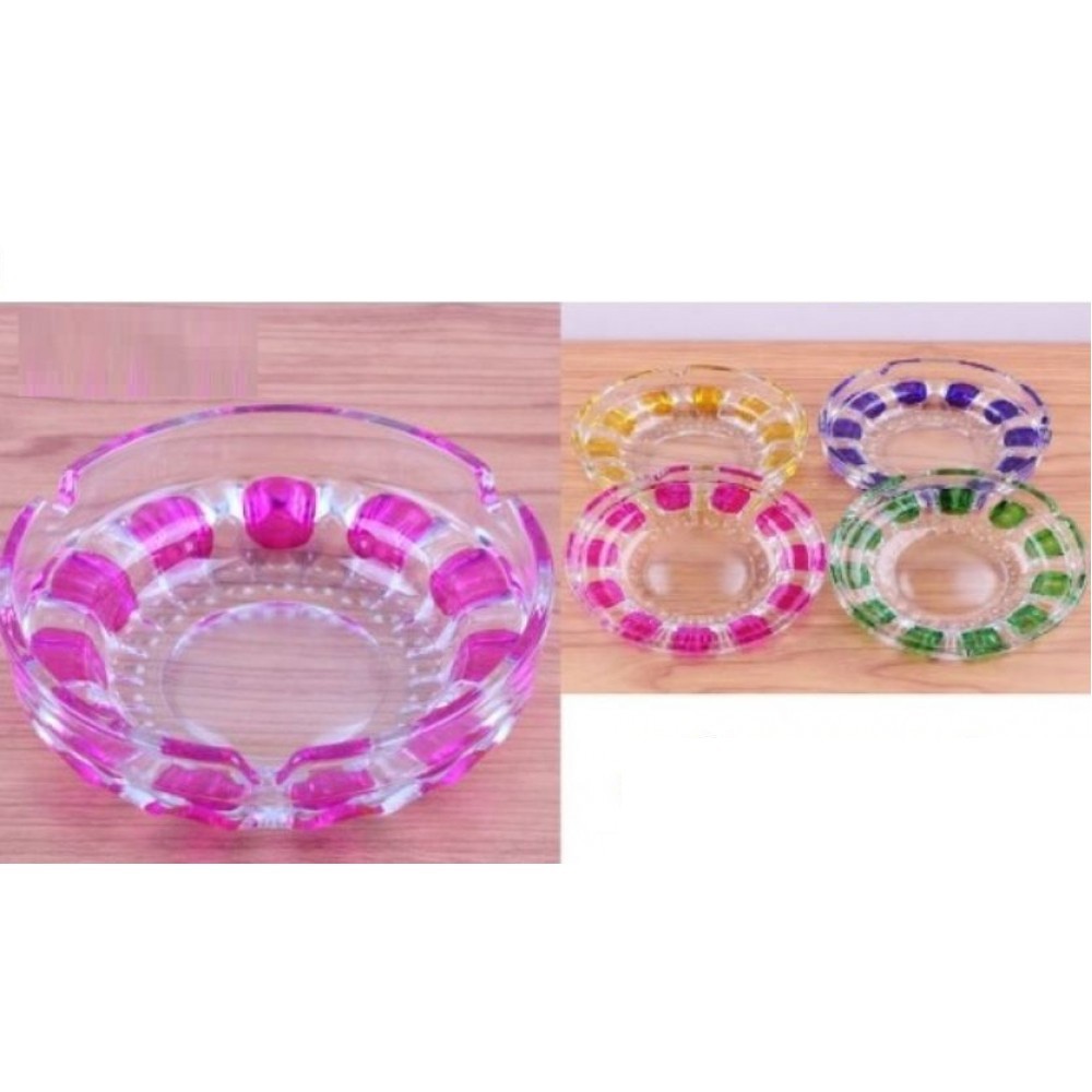 Round Shape Glass Ashtray / Bekas Habuk Rokok Kaca | Shopee Malaysia