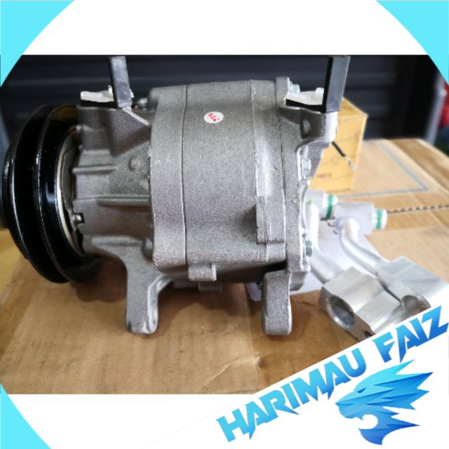 KANCIL, KELISA, KENARI AIR COND COMPRESSOR MDF WITH PIPE SET Shopee