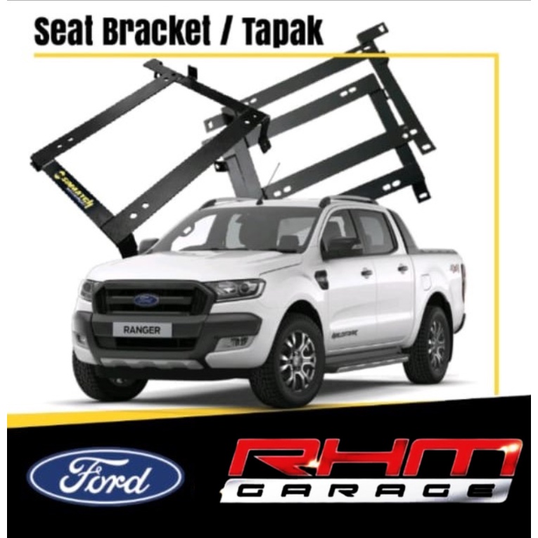 Ford Custom Seat Rail Subframe Tapak Bracket For Recaro / Bride ford ...