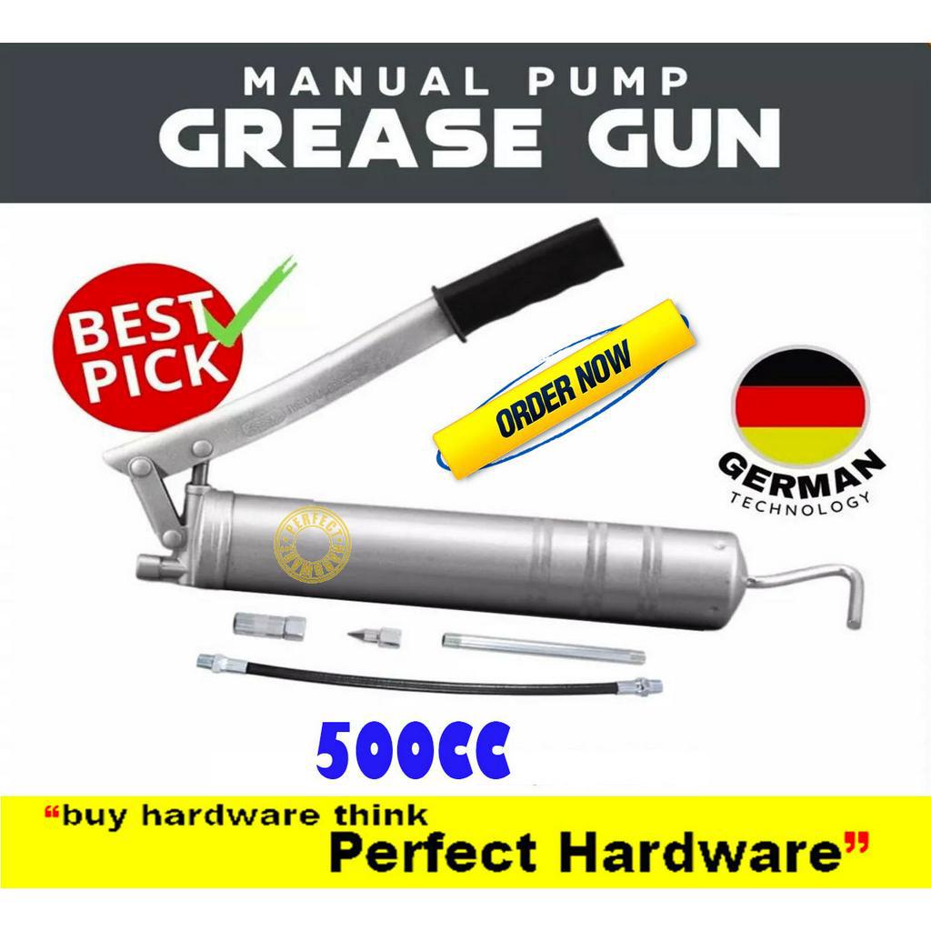 PRESSOL Pneumatic Action Hand Lever Grease Gun Flexible HOSE 500CC Lubrication Tractor