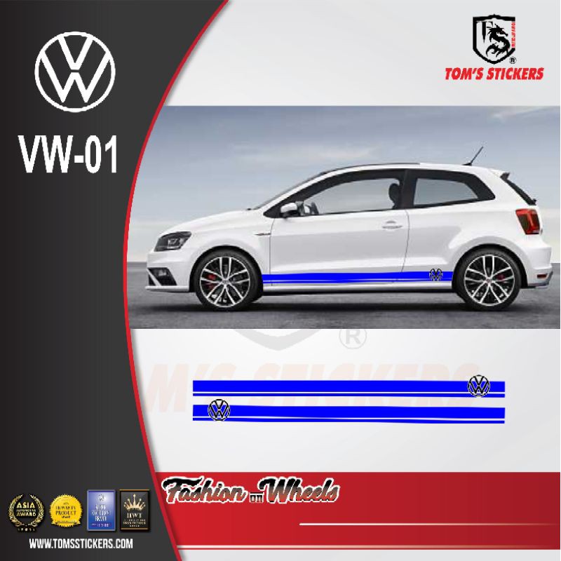 Suitable for Volkswagen Polo new polo car stickers Golf GOLF