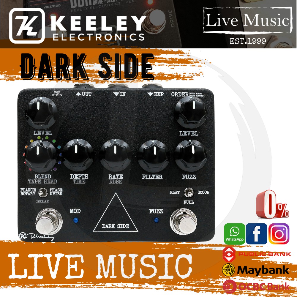 Dark side deals guitar pedal